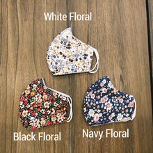 Load image into Gallery viewer, Cute Handmade Floral Fabric Face Masks