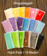 Load image into Gallery viewer, Colorful 4-ply disposable Face Masks